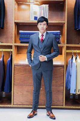 Set vest xám kèm Gile cuốn hút lịch lãm
