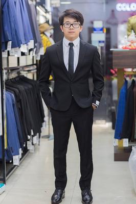 Set vest đen đơn giản lịch sự sang trọng
