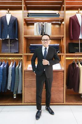 Set vest đen dáng cổ điển