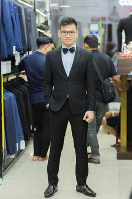 Set vest đen phong cách cổ điển
