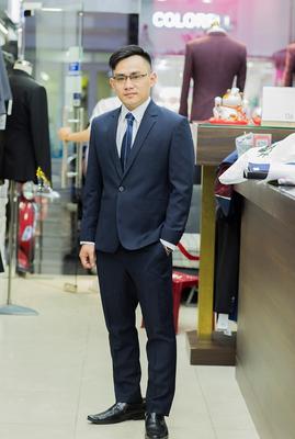 Set vest màu đen than đứng đắn