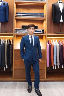 Set vest xanh đậm thanh lịch