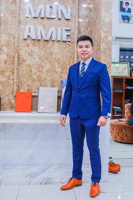 Set vest xanh navy cực mê