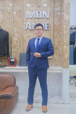 Set vest xanh navy lịch lãm