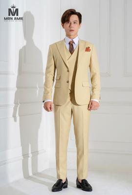 Vest Màu Be Vercelli Cao Cấp 