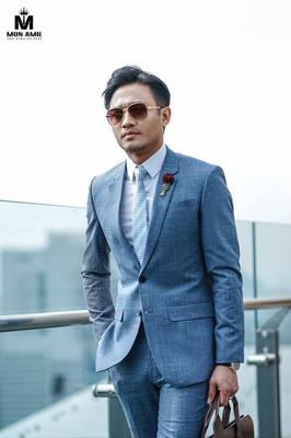 Bộ Vest Xám Dòng Vải Kevinlli V4,V5 60% 