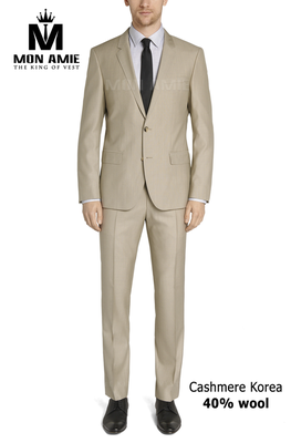Bộ Suit Màu Be