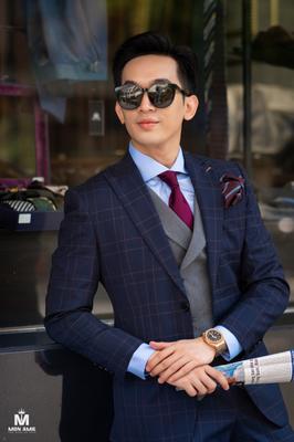 Áo Blazer Caro Xanh Navy