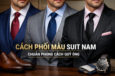 Cách Phối Màu Suit Nam Chuẩn Phong Cách Quý Ông