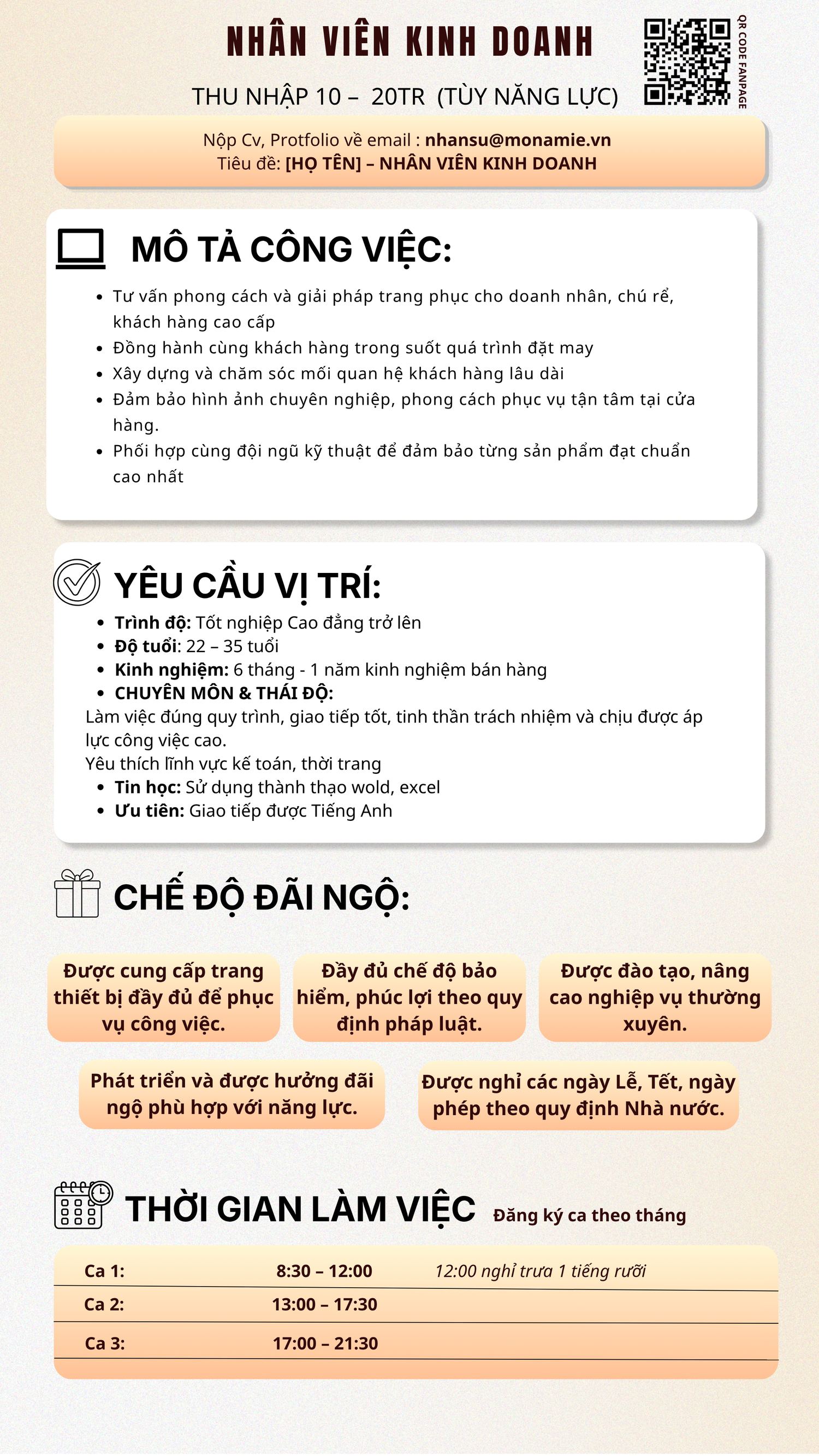 TUYỂN DỤNG NHÂN VIÊN KINH DOANH