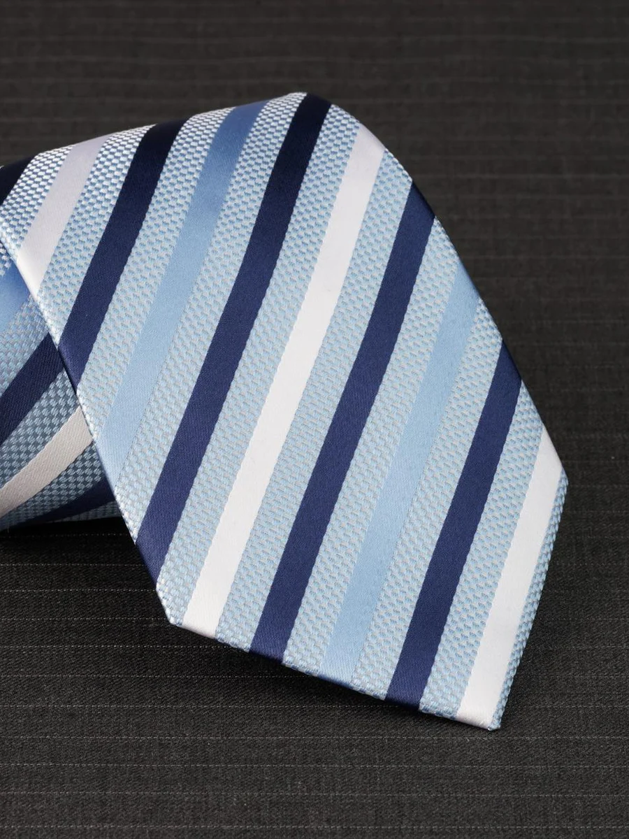 Sky Blue Multi Stripe Tie