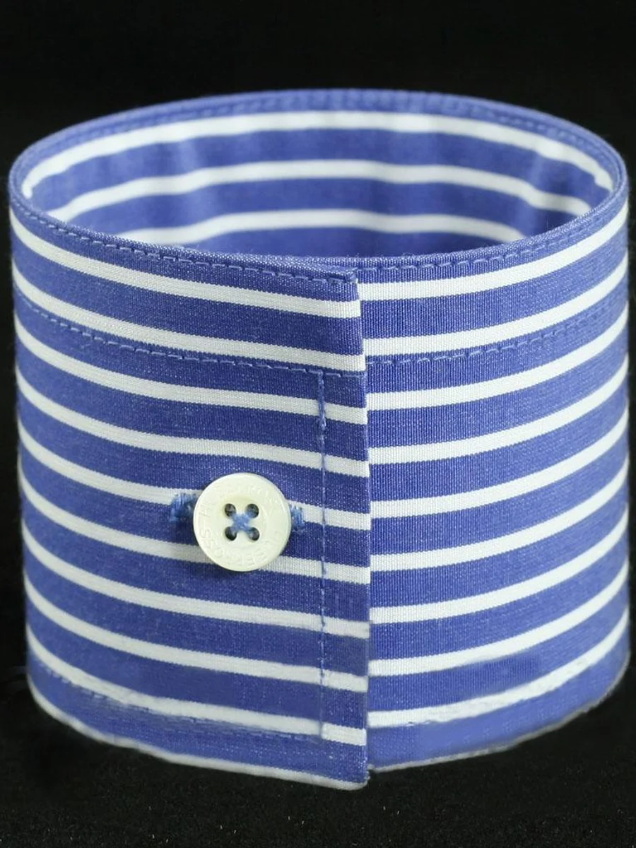 Cobalt Stripe Shirt Cuff