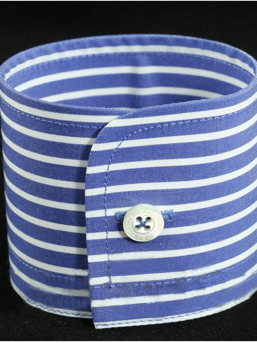 Rounded Blue Stripe Cuff