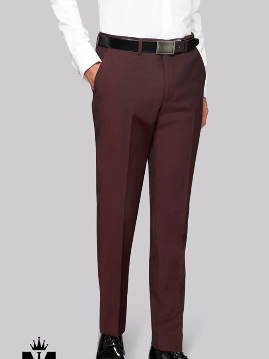 Deep Burgundy Trousers