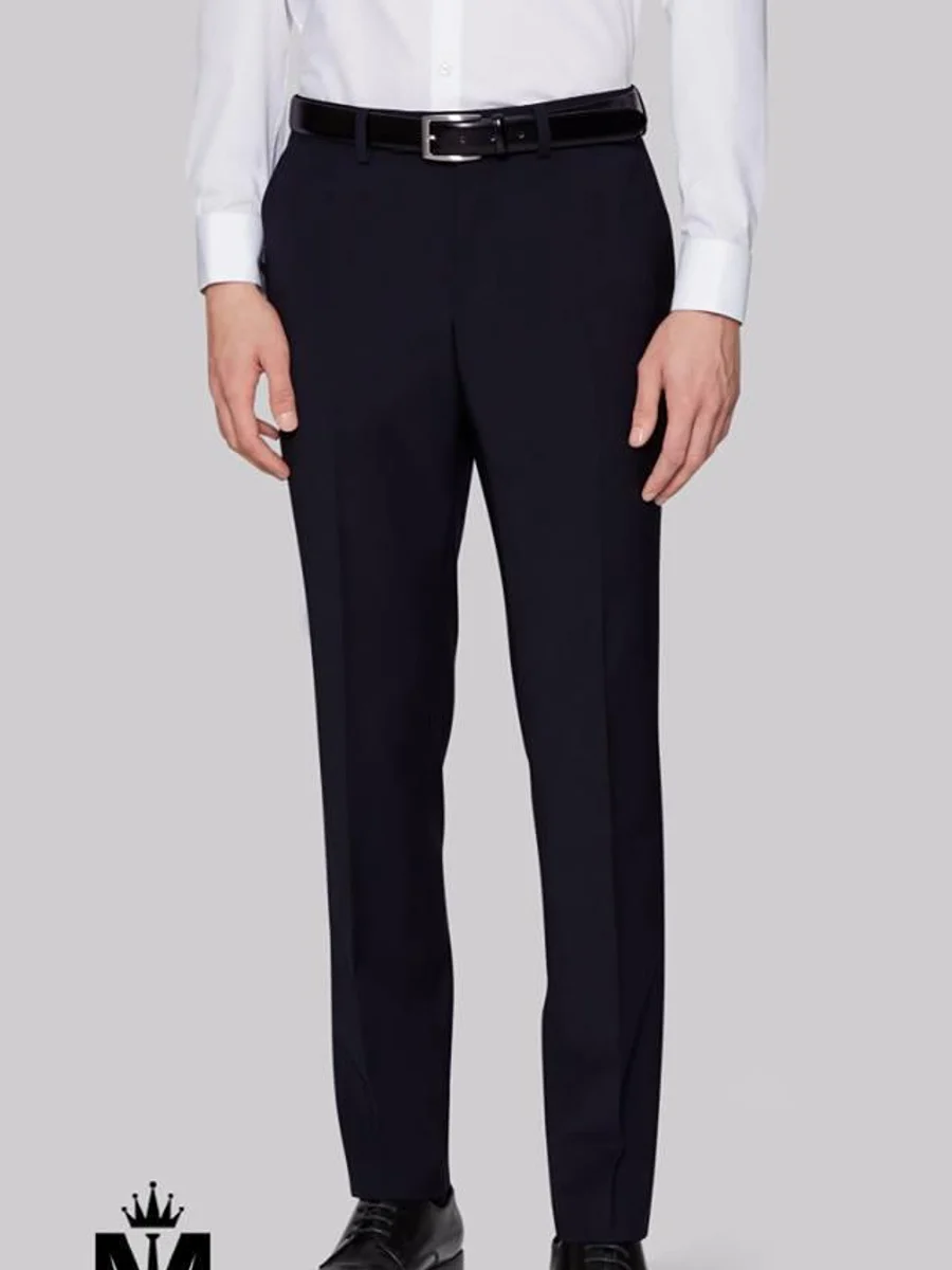 Midnight Navy Plain Trousers