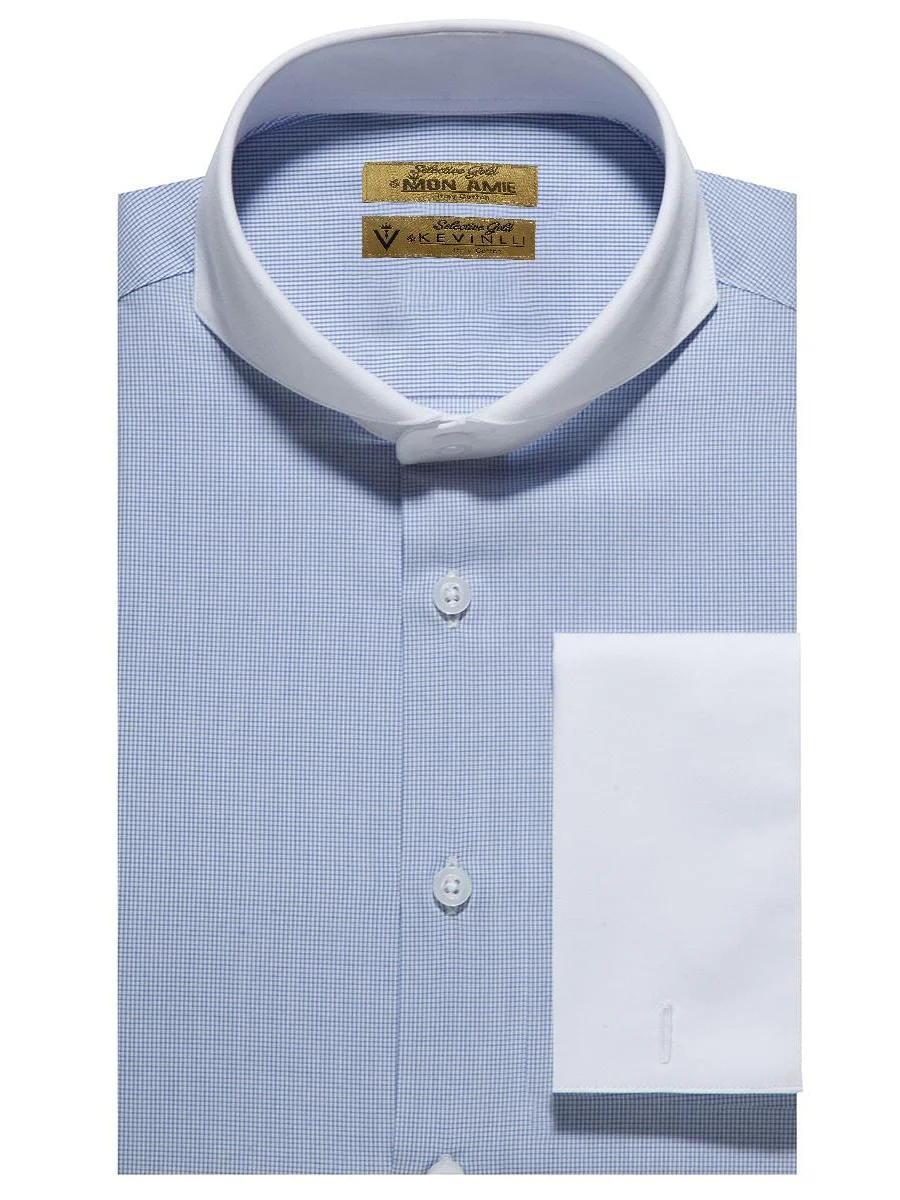 Blue Micro Check Winchester Shirt
