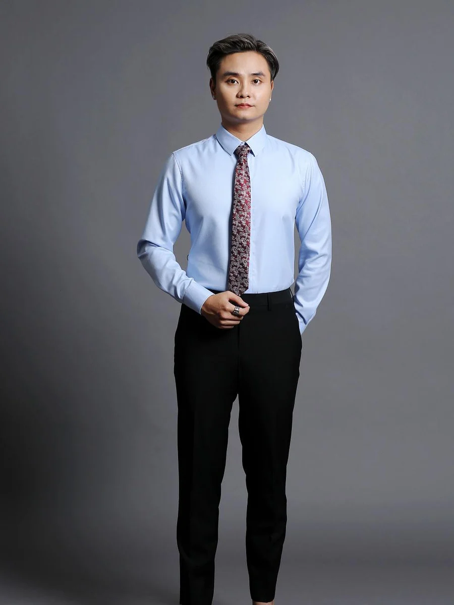 Sky Blue Poplin Shirt