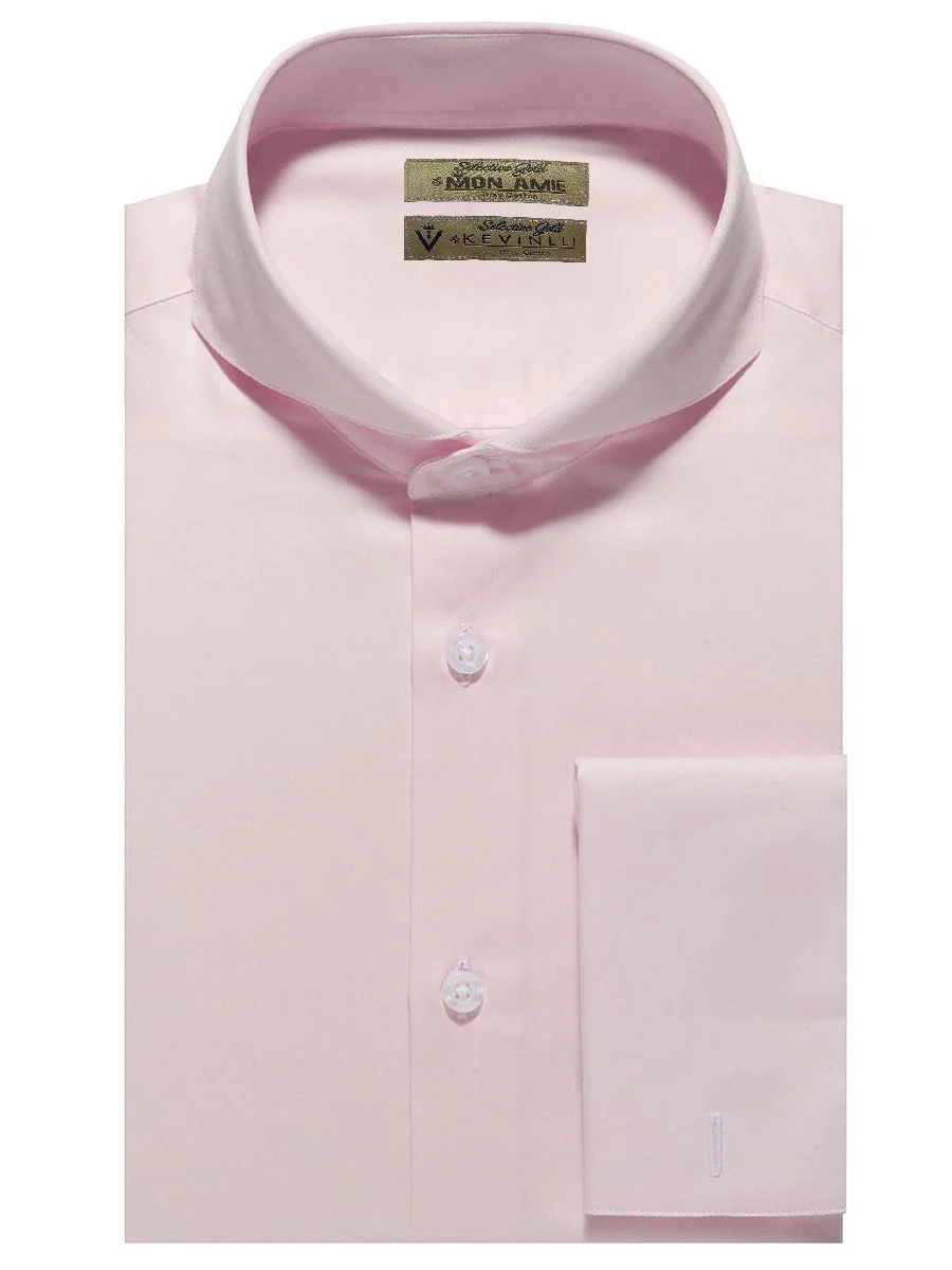Blush Pink French Cuff Shirt