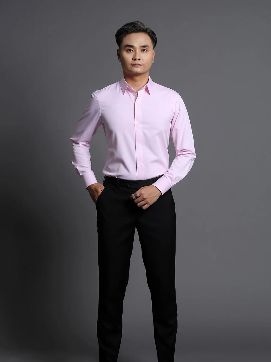 Soft Pink Poplin Shirt