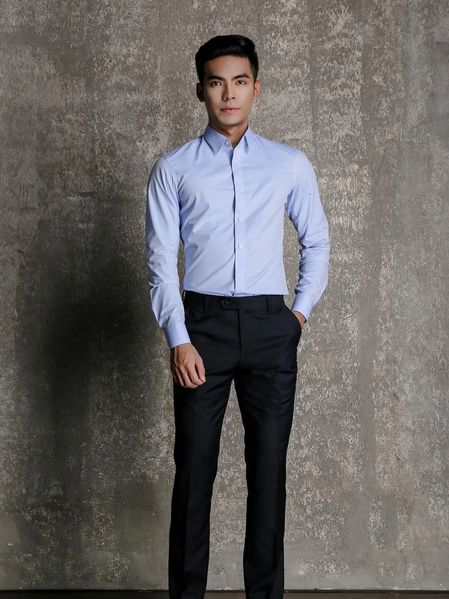 Clear Sky Blue Plain Shirt