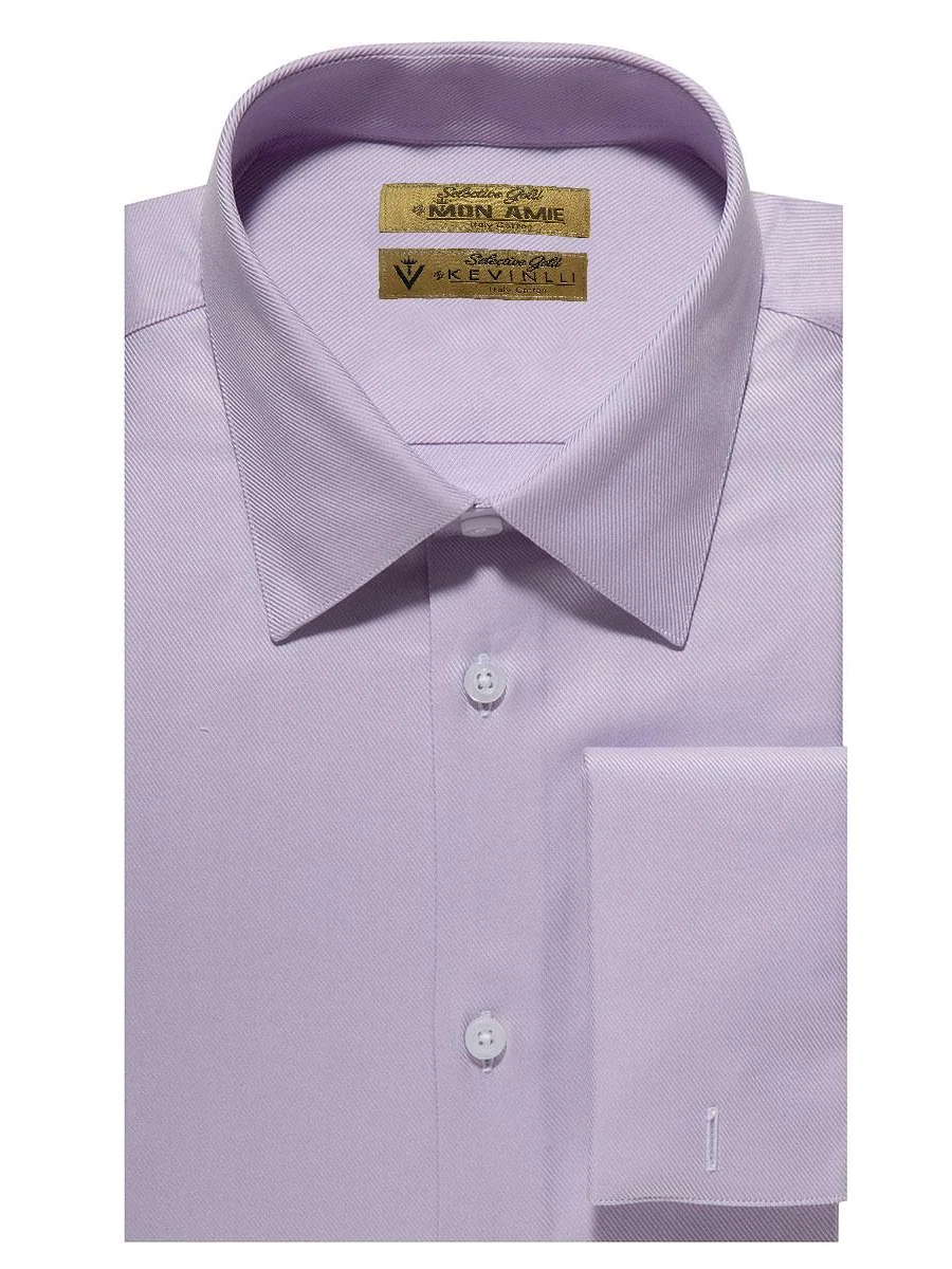 Lavender Twill French Cuff Shirt