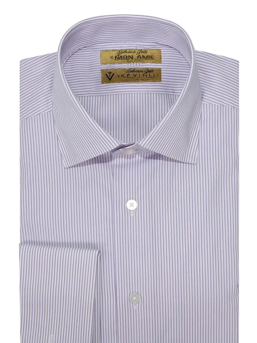 Lavender Fine Stripe Shirt