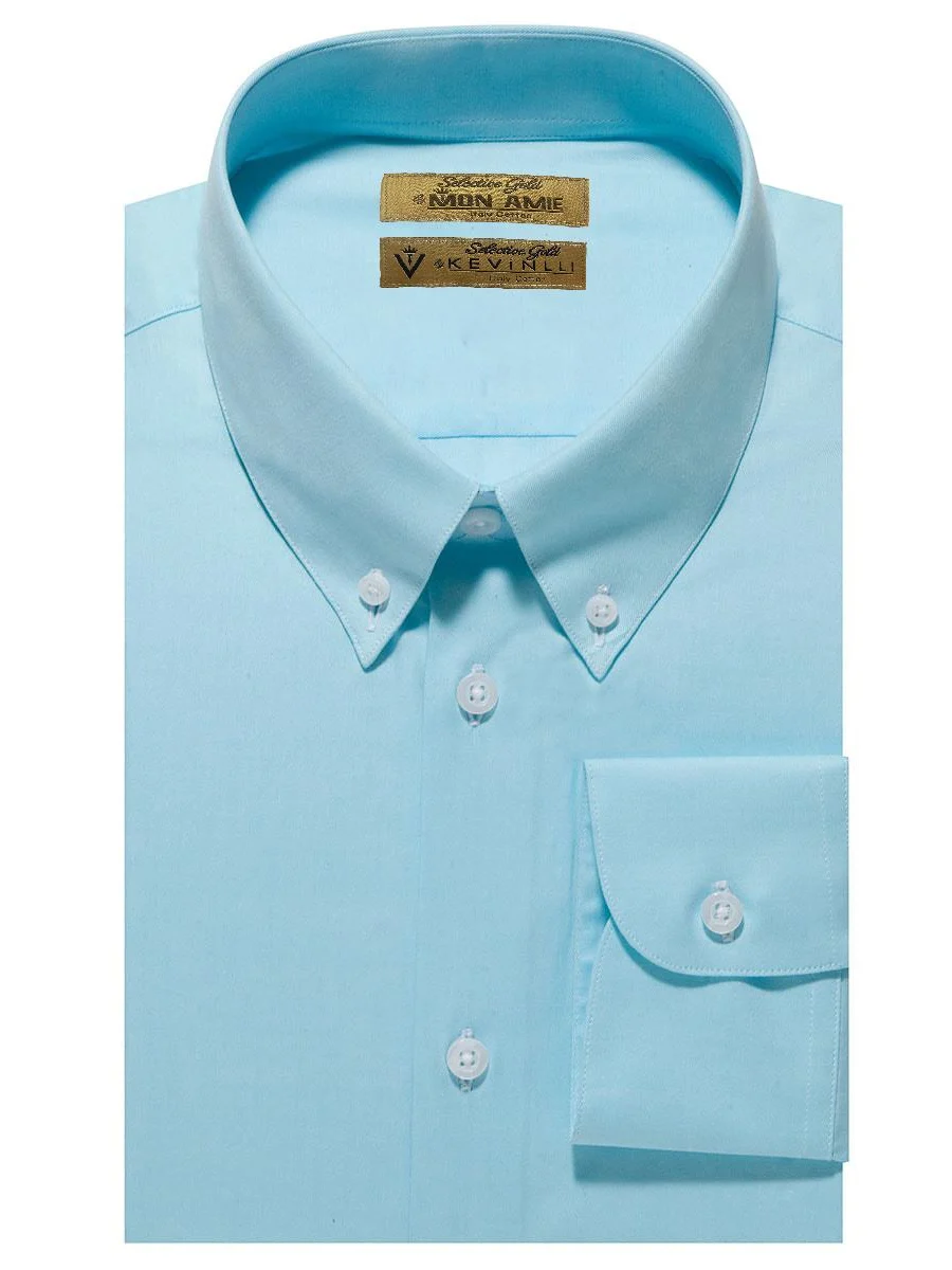 Aqua Button-Down Shirt