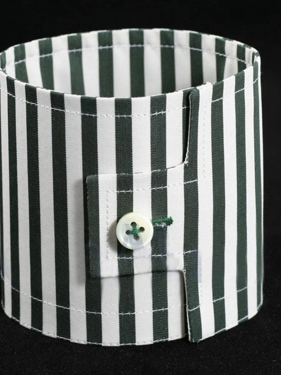 Moss Green Stripe Shirt