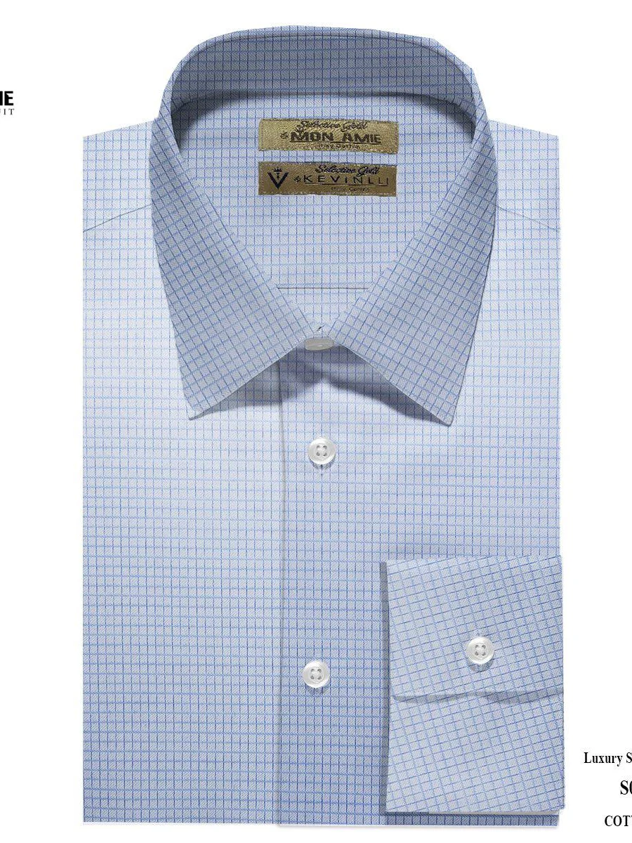 Blue Graph Check Shirt
