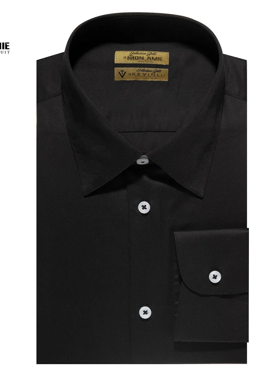 Midnight Black Satin Shirt