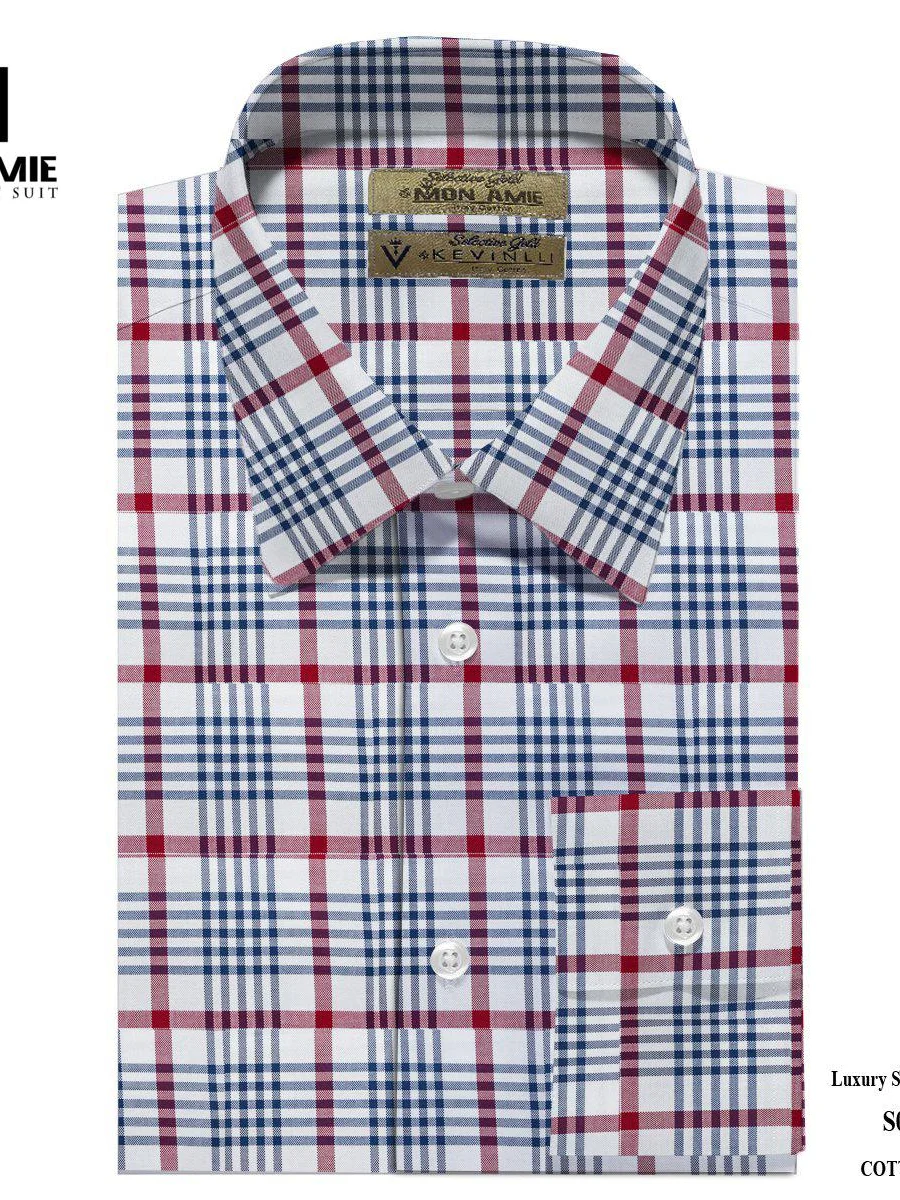 Red Navy Check Shirt