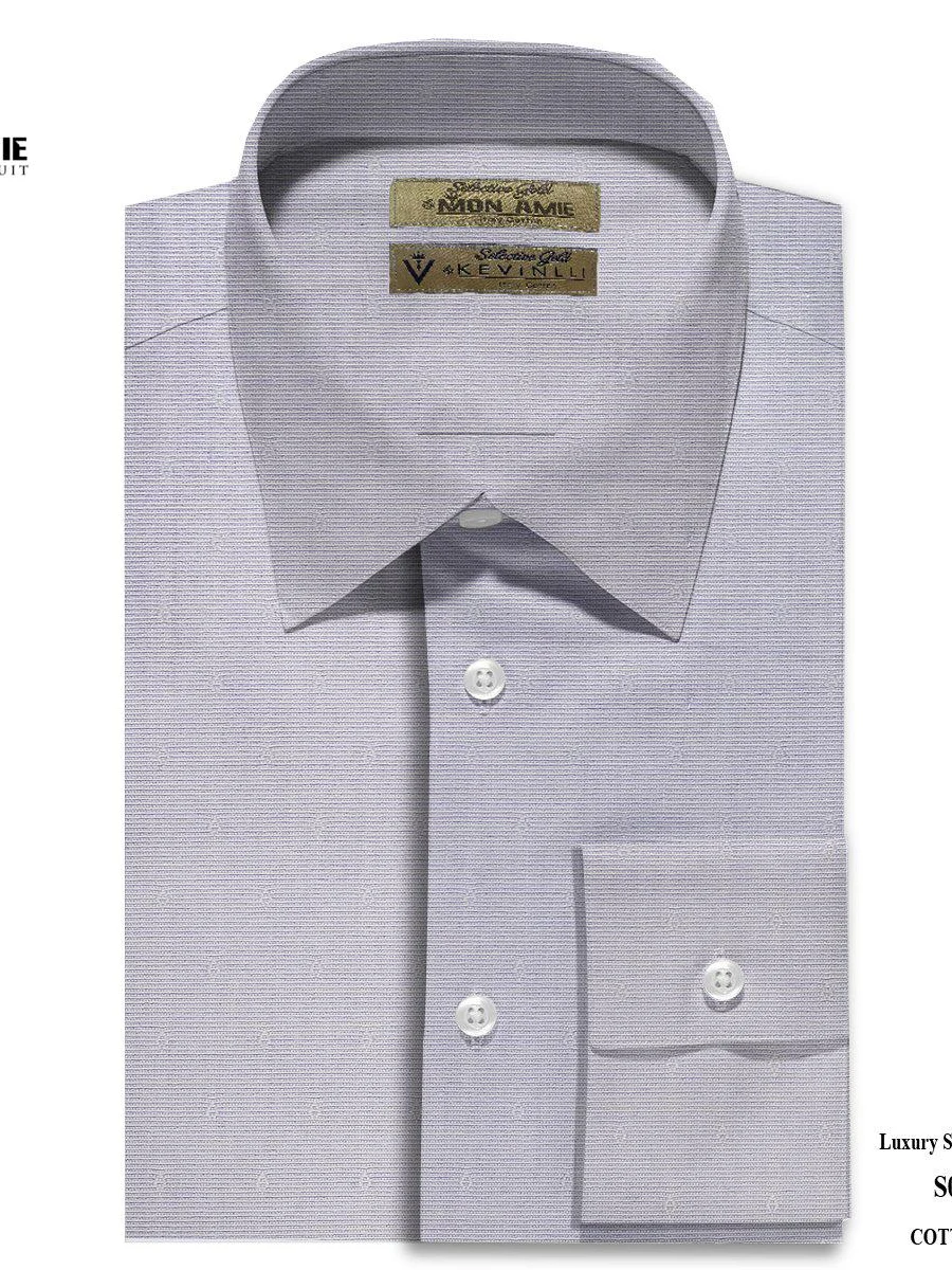 Smoked Lilac Floral Jacquard Shirt