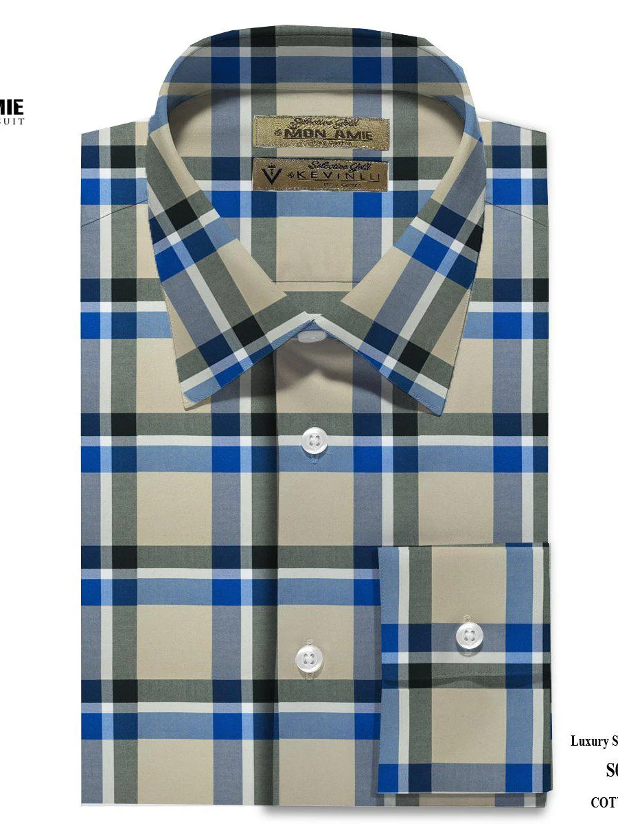 Cobalt Sand Check Shirt