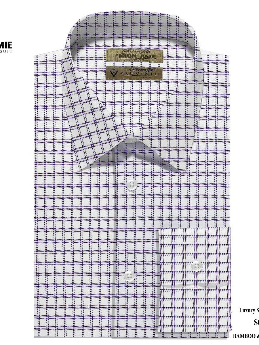 Violet Check Bamboo Shirt