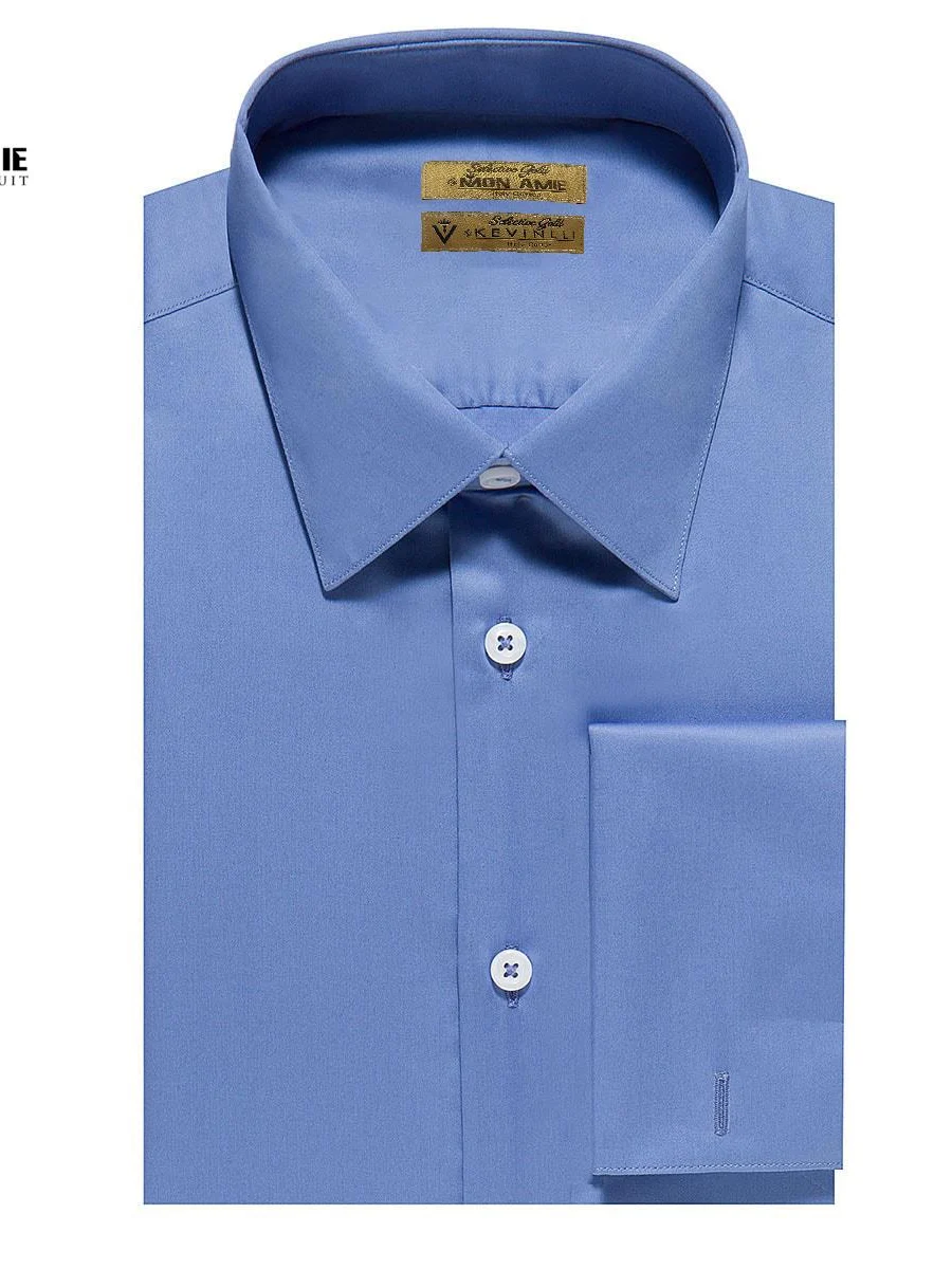 Cornflower Double Cuff Shirt