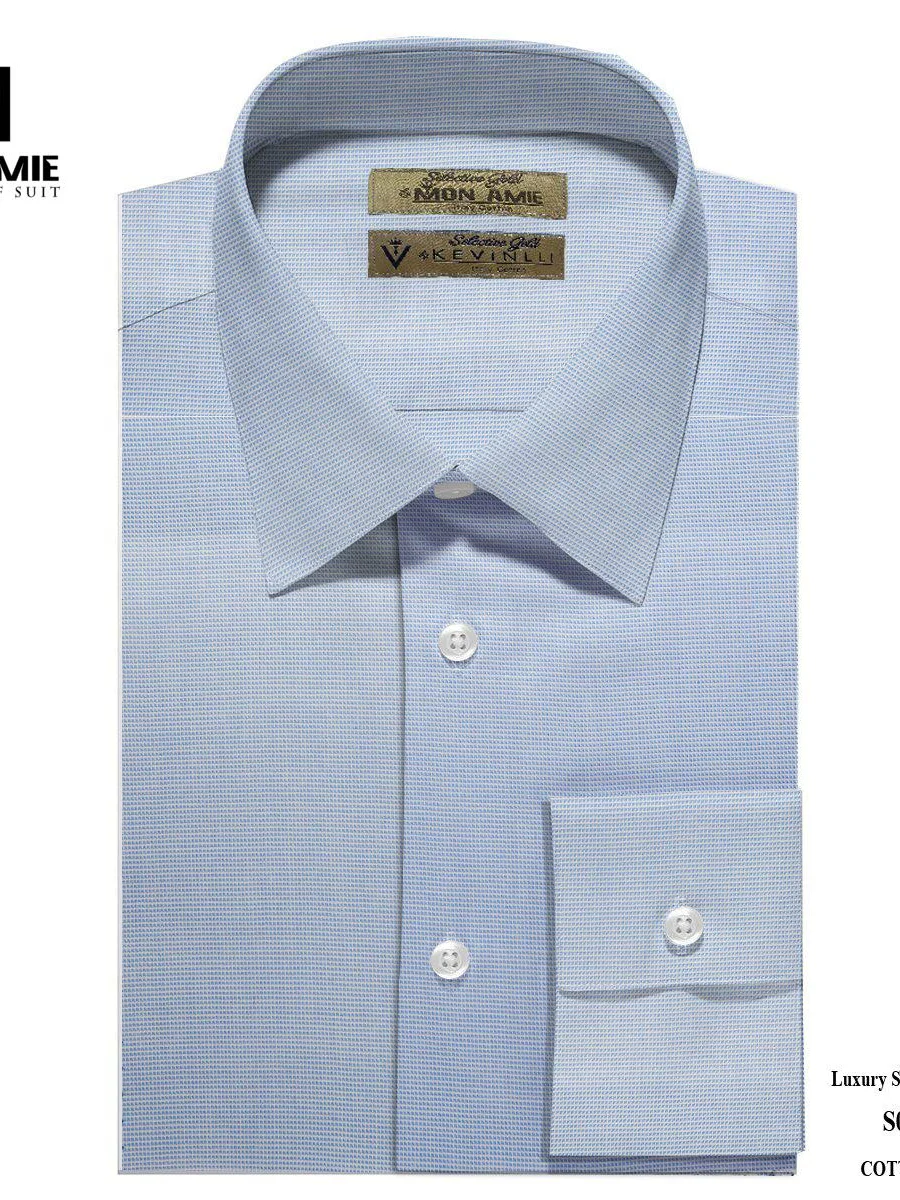 Sky Blue Birdseye Dobby Shirt