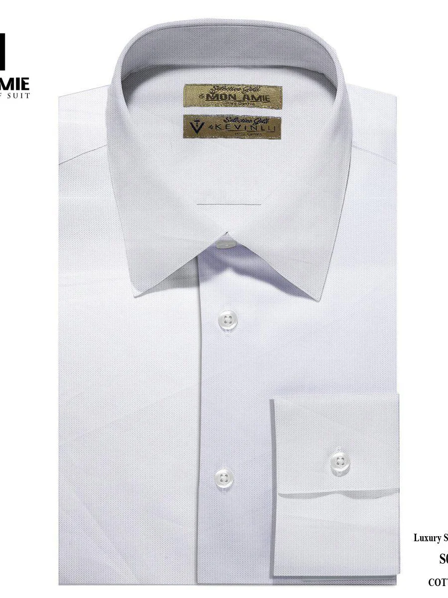 White Subtle Dobby Shirt