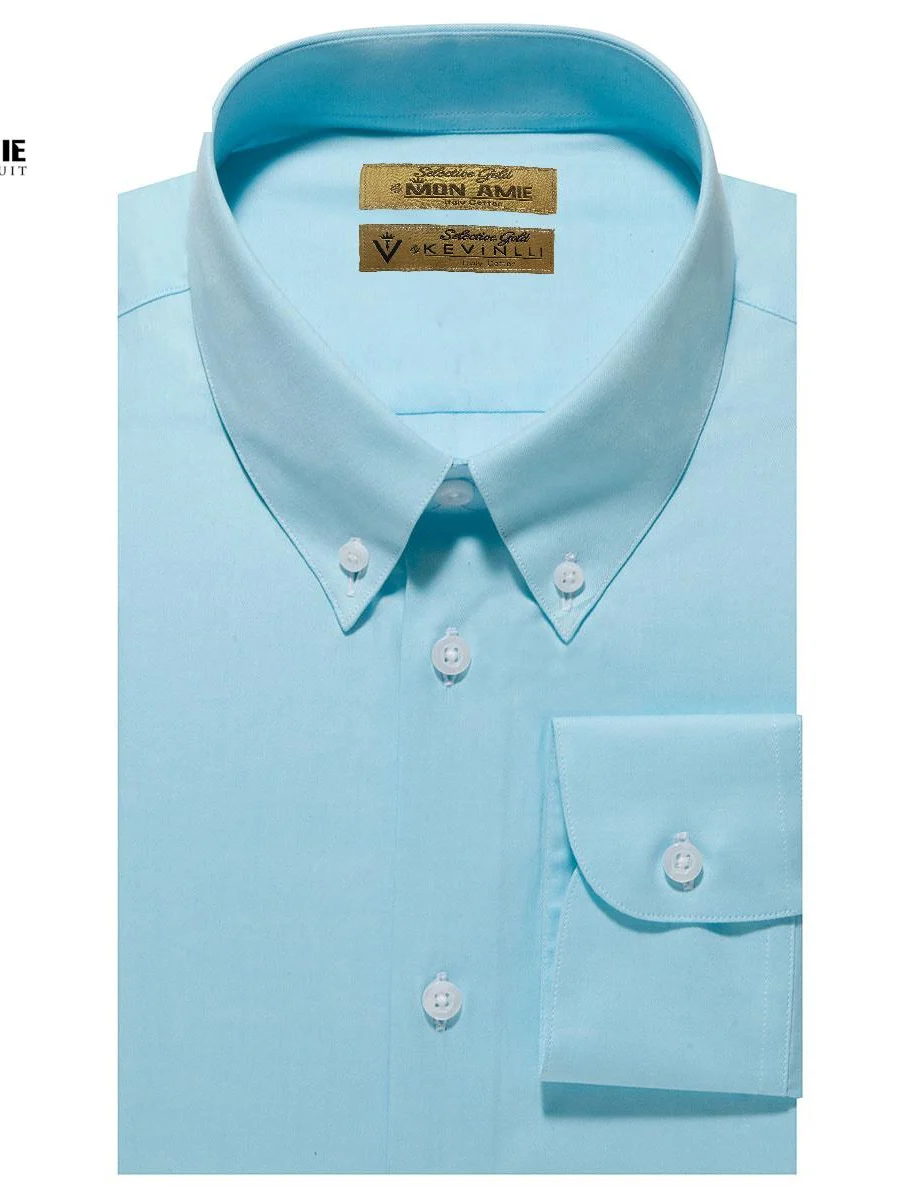 Aqua Button-Down Shirt