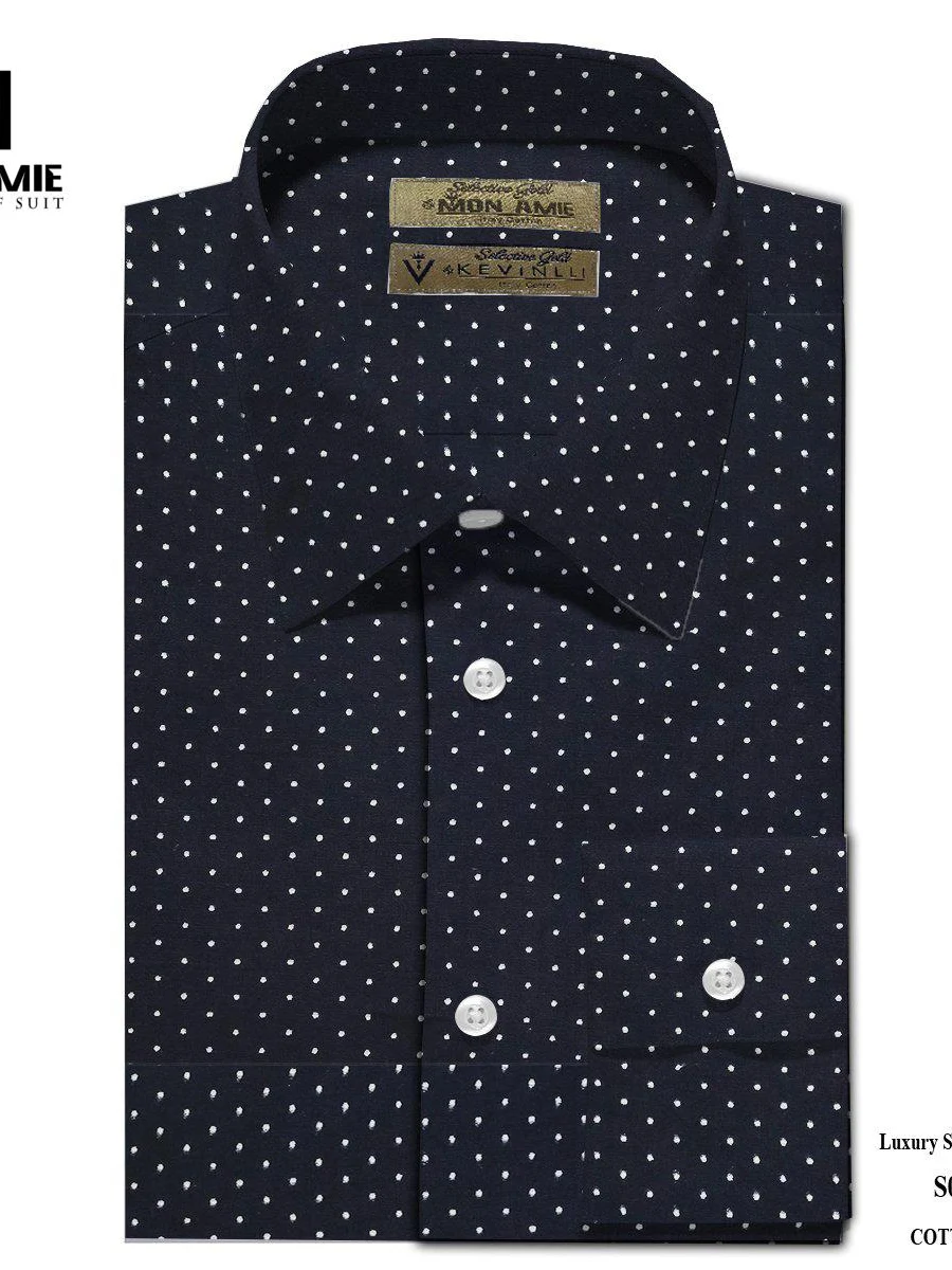 Étoile Navy Polka Dot Shirt