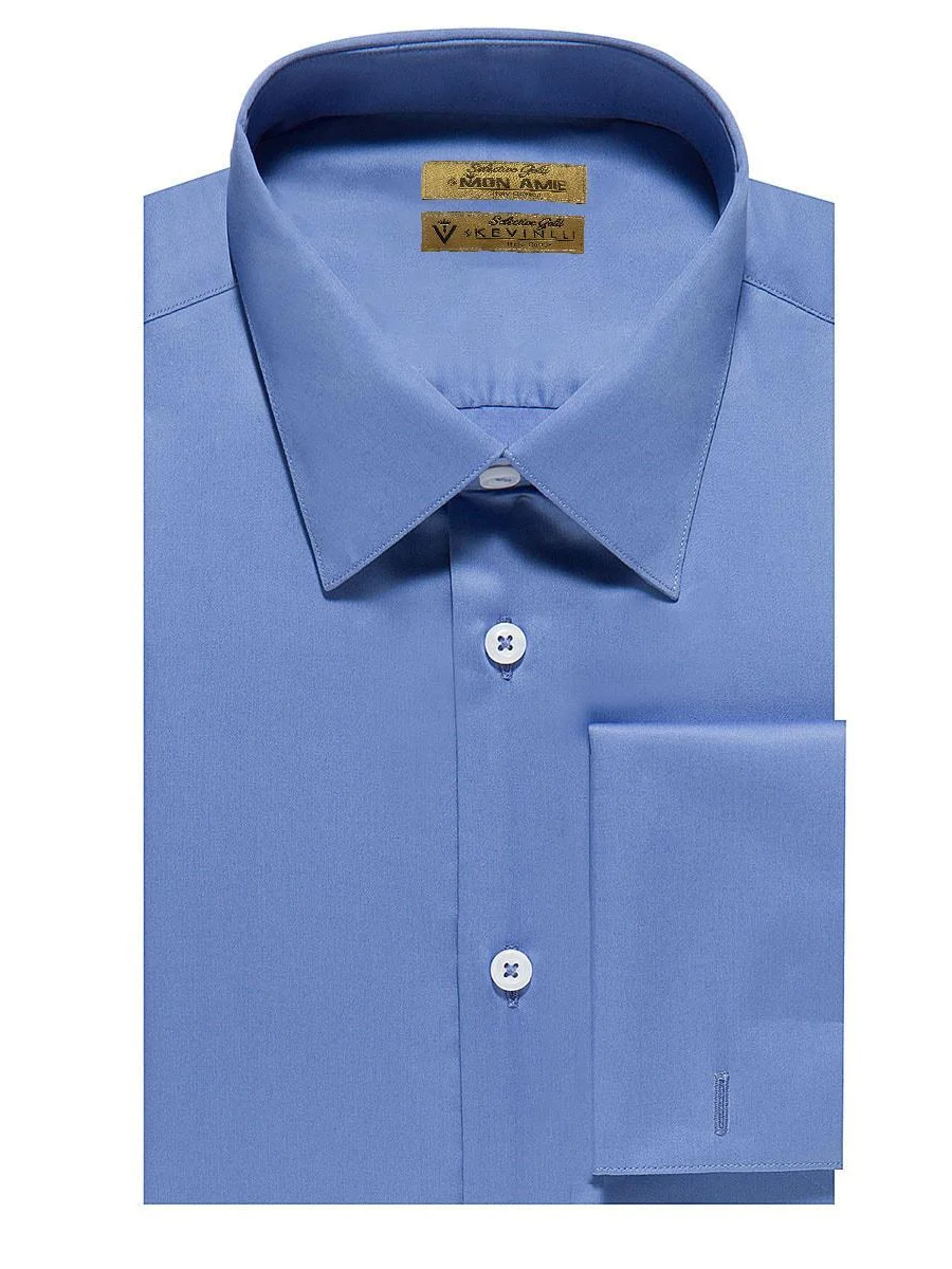 French Blue Double-Cuff Shirt