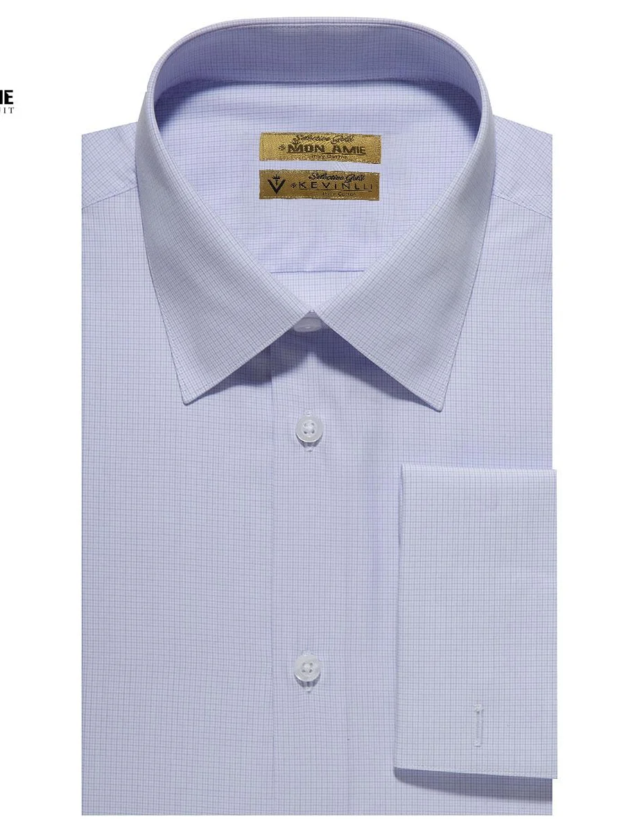 Micro-Check Blue Shirt