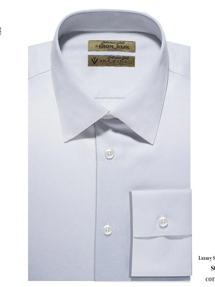Silver-Toned Cotton Shirt