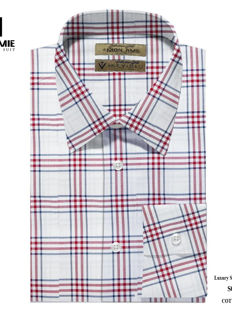 Crimson Navy Check Shirt