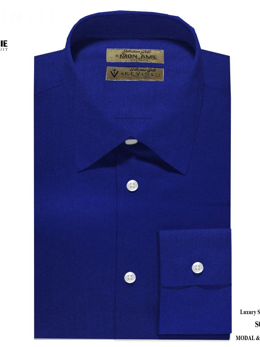 Cobalt Blue Solid Shirt