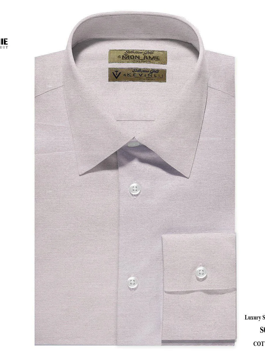 Smoke Mauve Textured Shirt