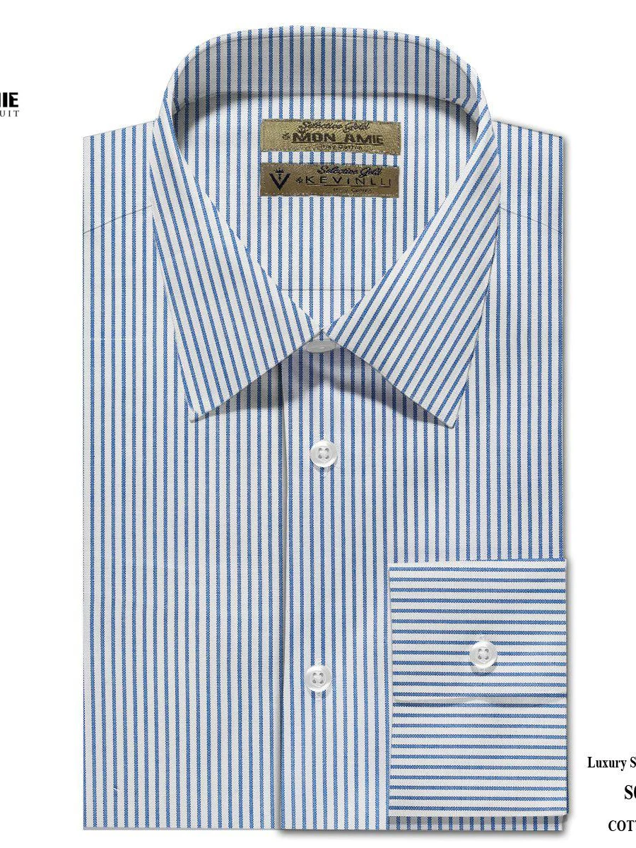 Cobalt Bengal Stripe Shirt
