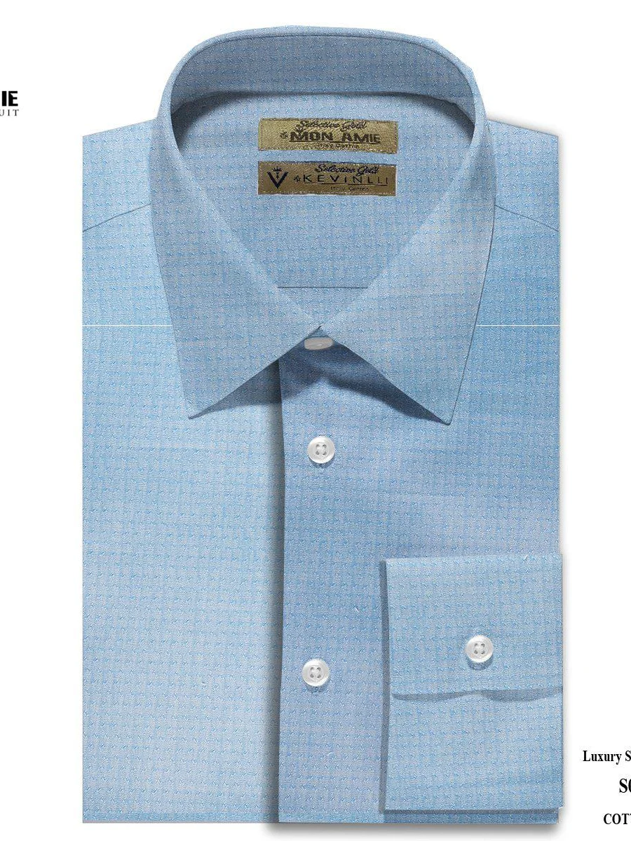 Azure Tonal Check Shirt