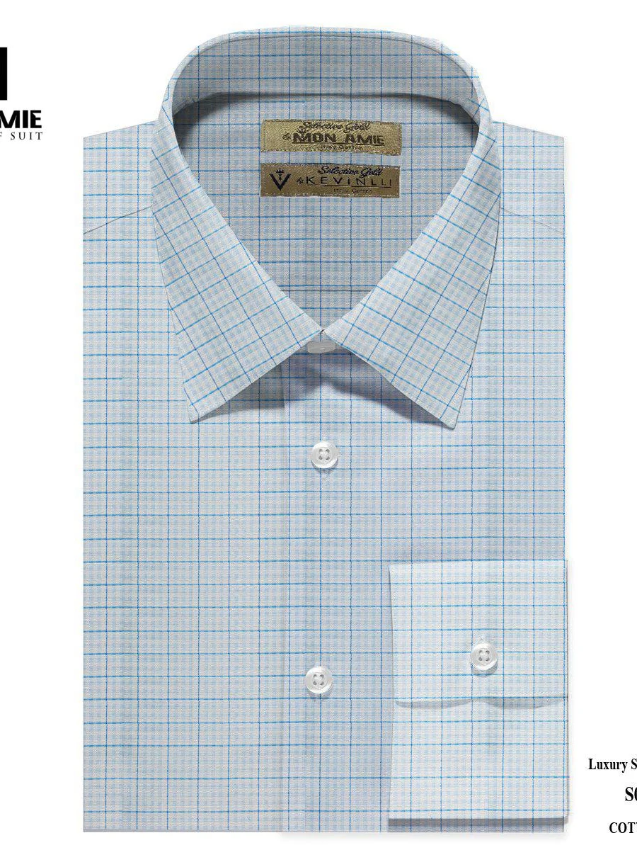 Grey Shirt With Blue Check