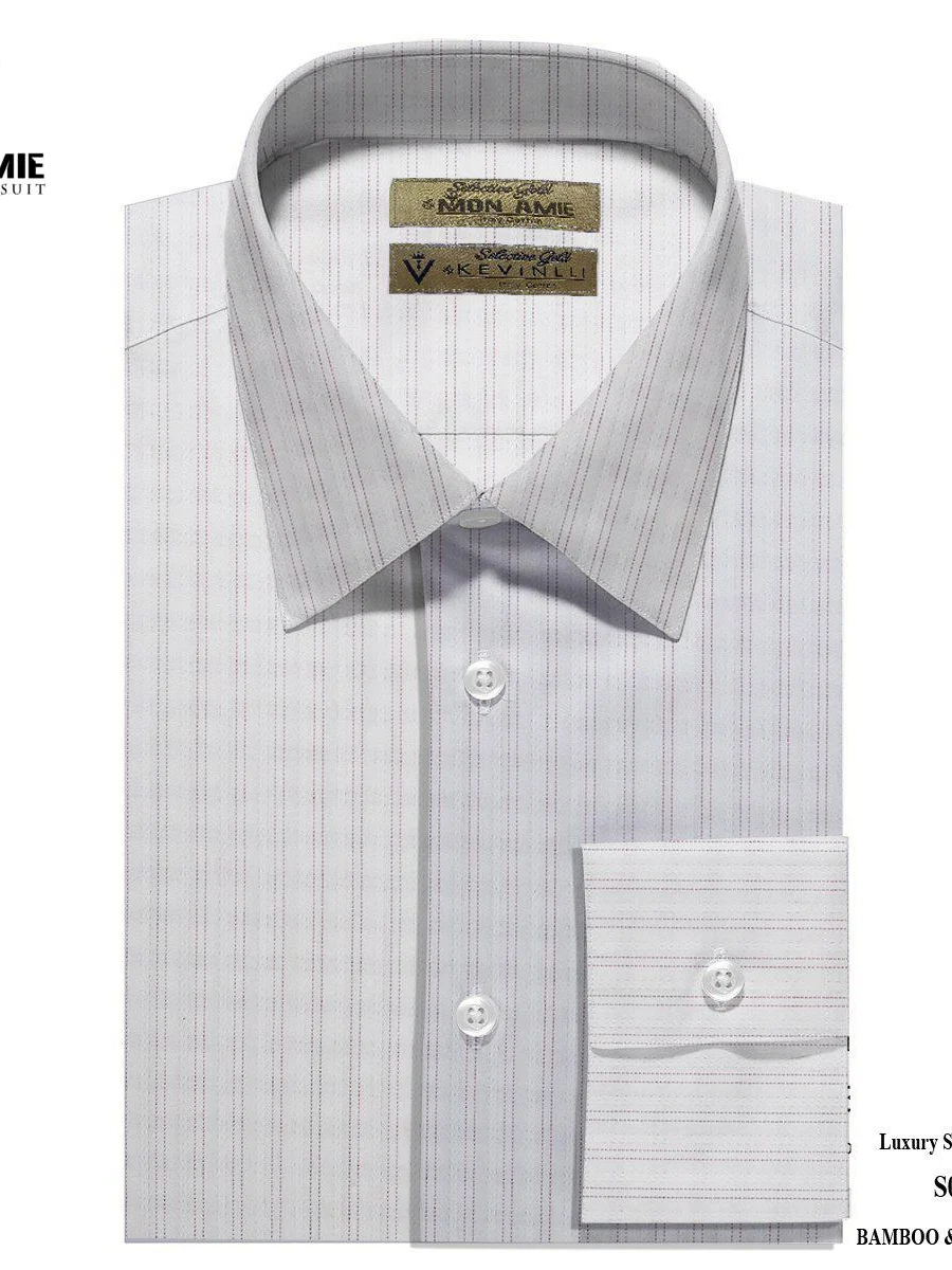 Silver Pinstripe Shirt