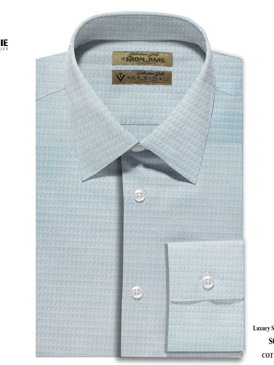 Mint Jacquard Dress Shirt